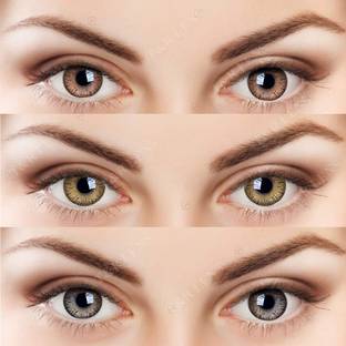 ChauhanTrading Contact Lens Honey, Hazel & Brown