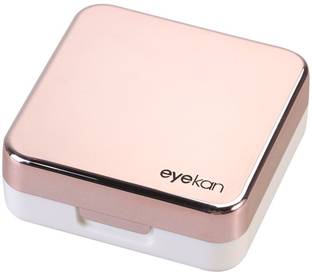 Wilson Travel Contact Lens Case Box with Mirror (Rose Gold)
