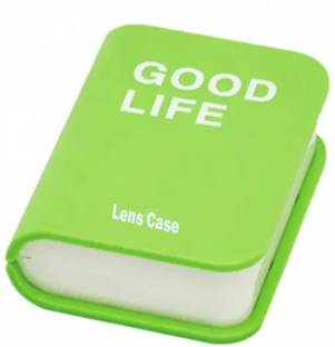 Mopslik Contact Lens Case Lens Box for Travel Lens Case for Contact Lenses - Light Green