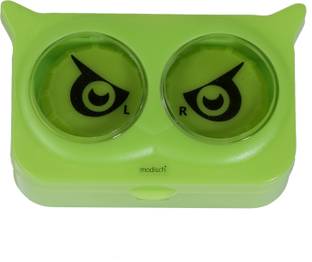 Modisch New fashion Owl Eyes Green Contact Lens Case