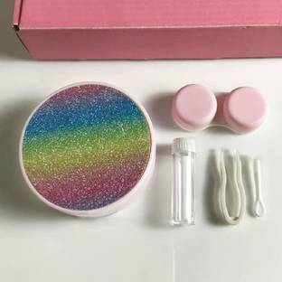 Jackals Contact Lens Case Box for Travel with Mirror for Men and Women