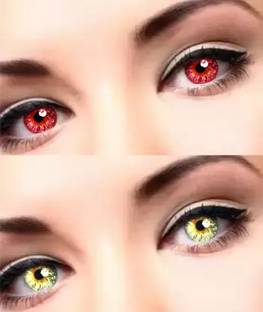 Globalead Natural Premium Eye Color Contact Lens (Red and Violet)