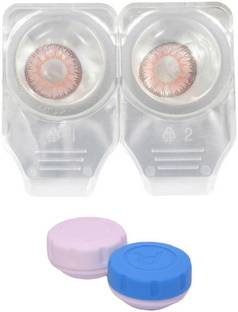 Globalead 1pc Pink Color Eye Korean Color Contact lens for you Eye Color