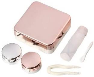 Eopzo Contact Lens Case | Lens Box Travel | Lens Case for Contact Lenses with Mirror