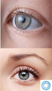 Diamond Eye grey-black Color Contact Lens 2pair For Men and Women grey-black Color Contact Lens 2pair For Men and Women