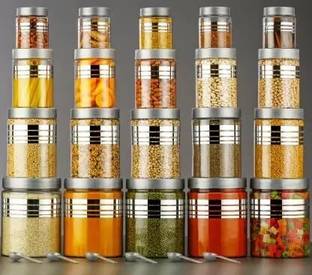 nariya Plastic Grocery Container  - 1200 ml, 650 ml, 350 ml, 250 ml