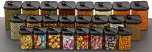 4 SACRED Plastic Grocery Container  - 350 ml, 650 ml, 900 ml
