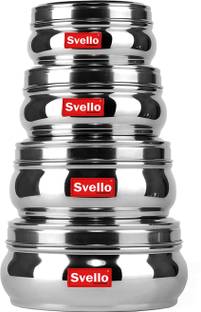 Svello Stainless Steel Grocery Container  - 200 ml, 400 ml, 650 ml, 950 ml