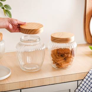 Nestasia Glass Grocery Container  - 1600 ml
