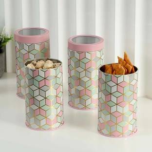 JARSOME Steel Grocery Container  - 3400 ml