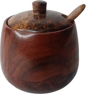 Womenium Craft Wooden Utility Container  - 350 ml