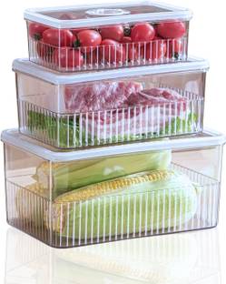 SCL Steelo Plastic Fridge Container  - 900 ml, 1800 ml, 3400 ml