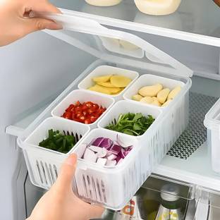 prayati Plastic Fridge Container  - 2200 ml