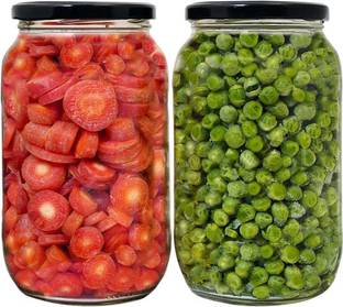NIKHIKA Glass Grocery Container  - 1 kg