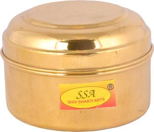 Shivshakti Arts Brass Utility Container  - 300 ml