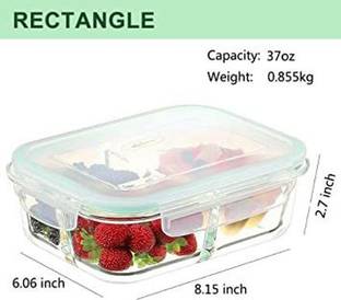 Tap2kaart Glass Grocery Container  - 1000 ml