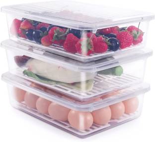 Angelware Plastic Fridge Container  - 2500 ml