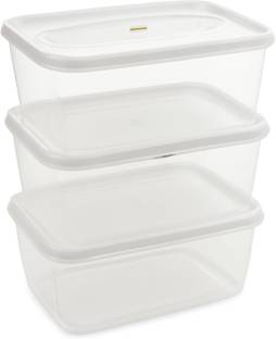 IndiaExports Plastic Utility Container  - 3 L, 3 L, 3 L