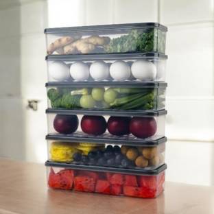 Moxstar Plastic Fridge Container  - 1500 ml