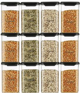 4 SACRED Plastic Grocery Container  - 1200 ml