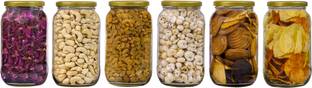 Shreeji krupa Glass Grocery Container  - 1100 ml
