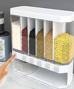 BRIGATTES Plastic Cereal Dispenser  - 1000 ml