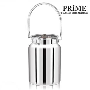 Classic steel Stainless Steel Milk Container  - 2.5 L, 2500 ml