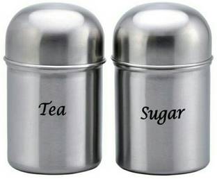 RITURAJ Steel Tea Coffee & Sugar Container  - 550 ml