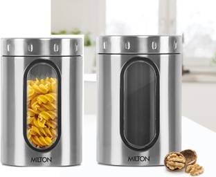MILTON Stainless Steel Cookie Jar  - 2000 ml