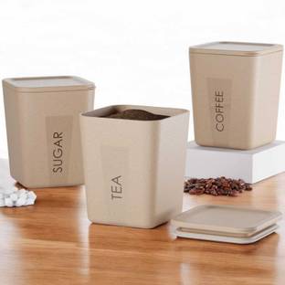 FORWAY Plastic Tea Coffee & Sugar Container  - 800 ml