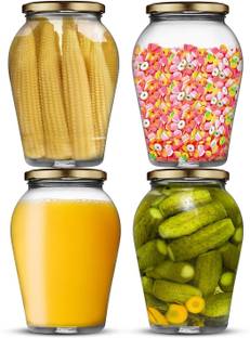 Ginoya Brothers Glass Grocery Container  - 1000 ml