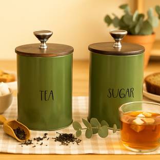 Picfest Iron Tea Coffee & Sugar Container  - 1000 ml