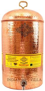 IndianArtVilla Copper Utility Container  - 12000 ml