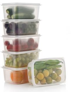 RK EMPIRE Plastic Heavy Quality Food Storage Containers Fridge Organizer Tray Fruits Vegetables Storage Basket