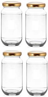 JIGSHTIAL Glass Grocery Container  - 1000 ml