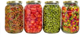 Nidhi Glass Grocery Container  - 1000 ml