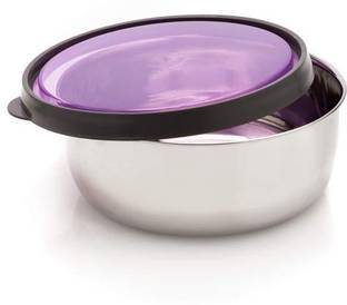 Signoraware Stainless Steel Grocery Container  - 375 ml