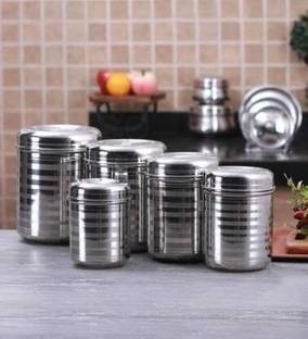 Shopsidex Stainless Steel Grocery Container  - 4000 ml