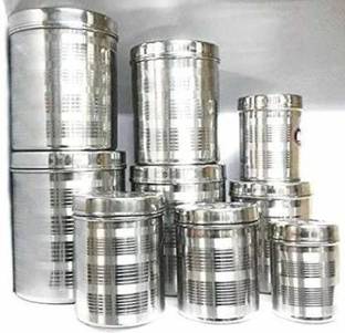 Lakshya Craft Steel Grocery Container  - 3500 ml, 3000 ml, 2000 ml, 1500 ml, 1000 ml, 700 ml, 500 ml, 400 ml, 300 ml