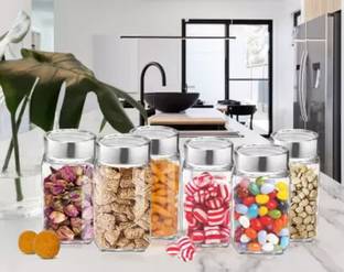 CROCO JAR Glass Grocery Container  - 800 ml