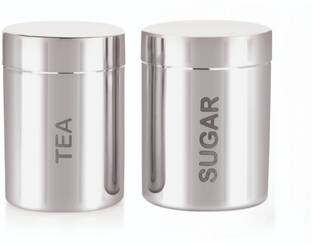 STEEPLE Steel Tea Coffee & Sugar Container  - 700 ml