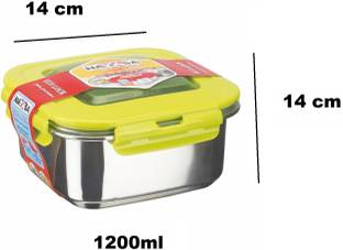 NAYASA Plastic, Steel Utility Container  - 1200 ml