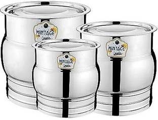 Mintage Steel Grocery Container  - 5 L, 13 L, 18 L