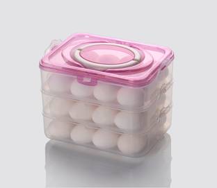 JIGSHTIAL Plastic Egg Container  - 3 dozen