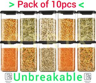 Qozzby Plastic Grocery Container  - 1100 ml