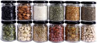 Shreeji krupa Glass Grocery Container  - 200