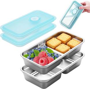 HONBUTY Stainless Steel Fridge Container  - 900 ml