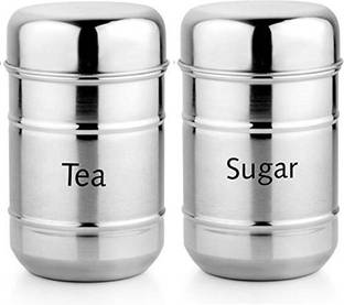 Rident Kitchen Steel Tea Coffee & Sugar Container  - 700 ml
