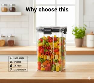 Nataaraaa Plastic Grocery Container  - 1200 ml