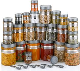 NEXTVIEW Plastic Grocery Container  - 1210 ml, 650 ml, 350 ml, 260 ml